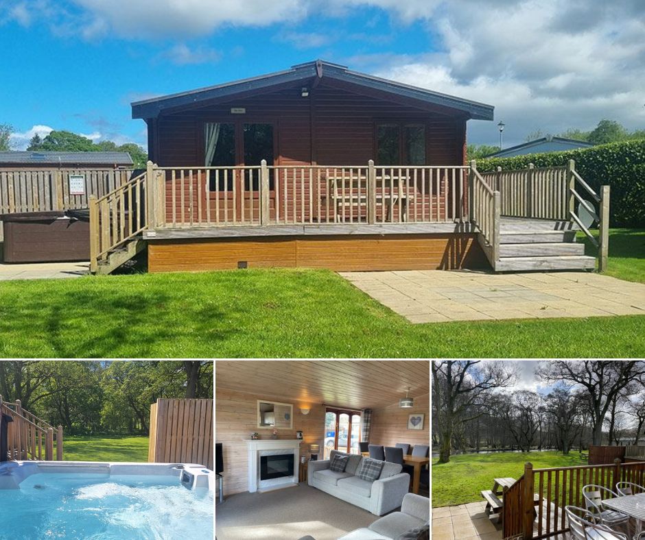 lodges with hot tubs Glasgow